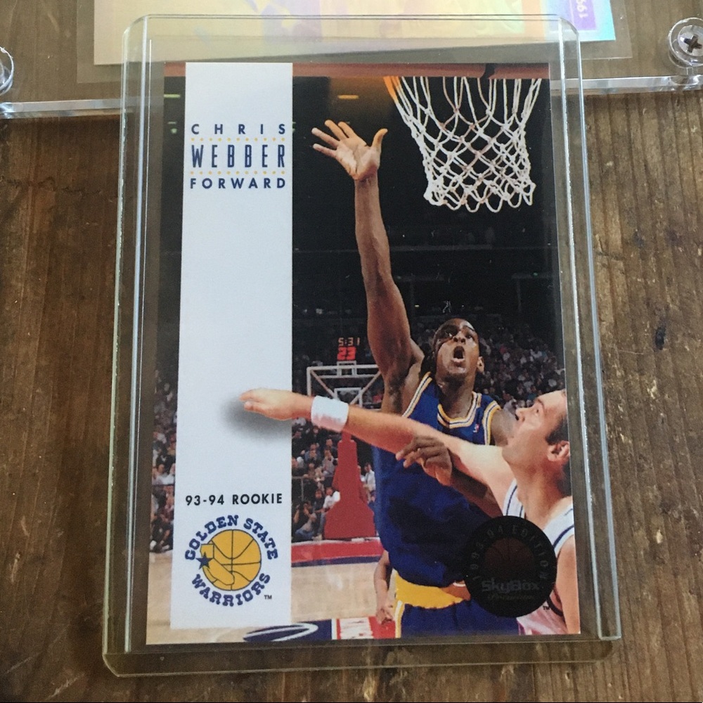 Chris Webber ROOKIE Card Skybox